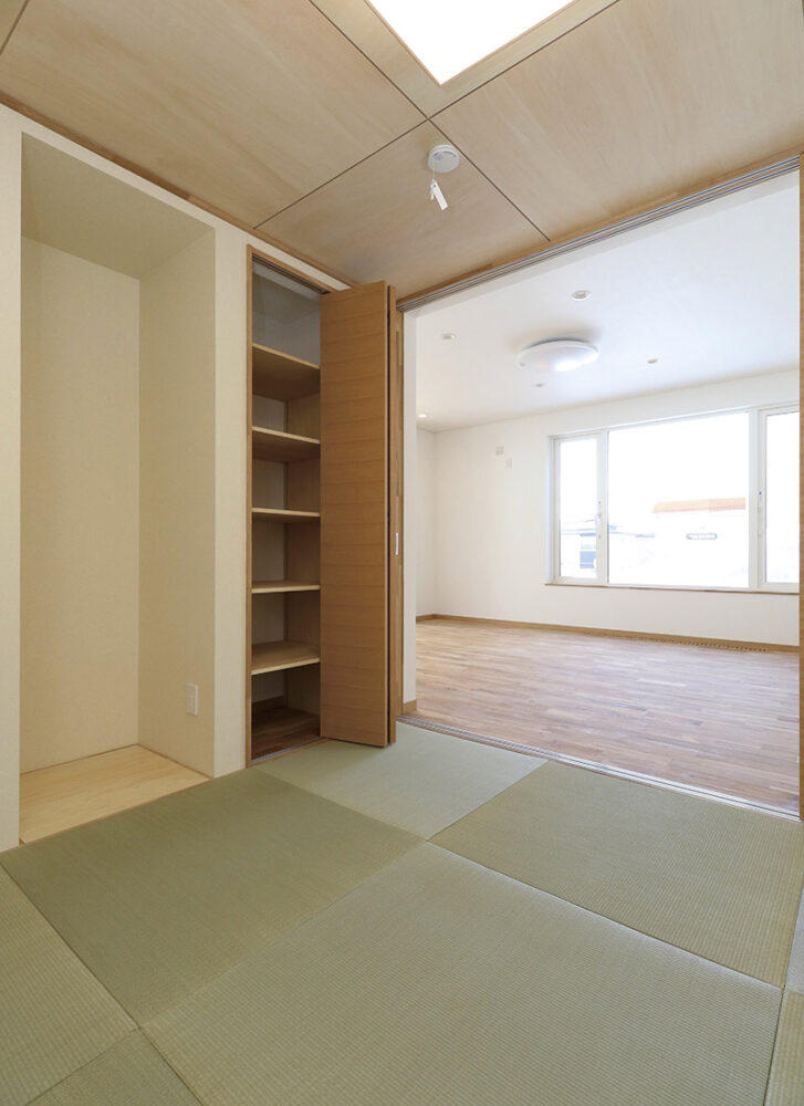 和室は子どもの昼寝スペースや客問としても活用できる