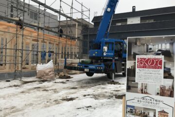 NEWモデルハウス：建て込み開始